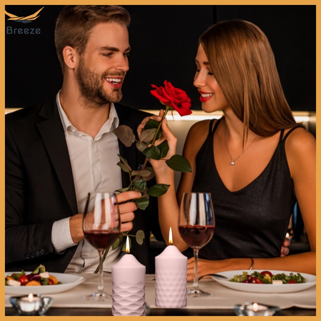 Bộ 2 Khuôn Silicone Làm Nến Sáp Xà Phòng Sáp Hình Trụ Diy Dành Cho Người Mới Bắt Đầu