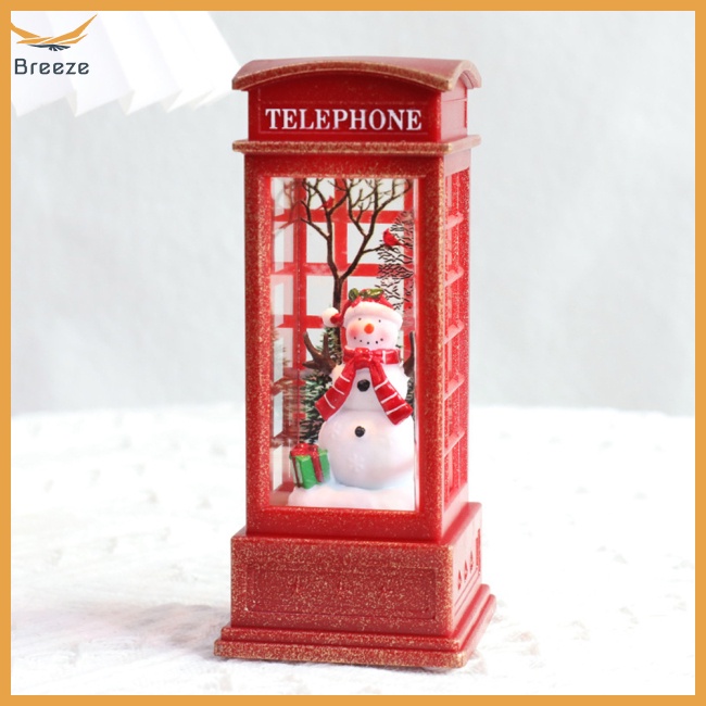 Đèn Ngủ Hình Người Tuyết / Ông Già Noel Phong Cách Cổ Điển Dùng Làm Quà Tặng Giáng Sinh Điện Thoại