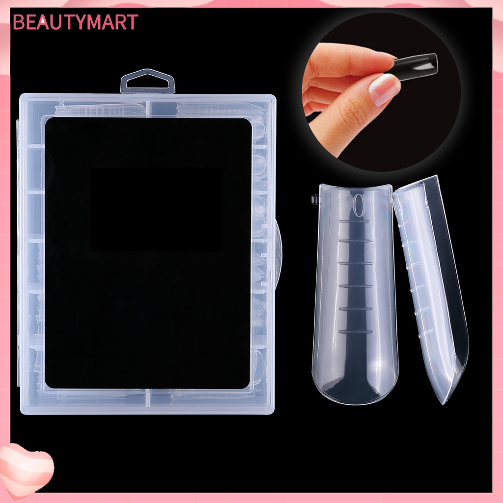 Set 1 Hộp / 120 Khuôn Nối Dài Móng Tay Siêu Mỏng Trong Suốt Cho Nữ