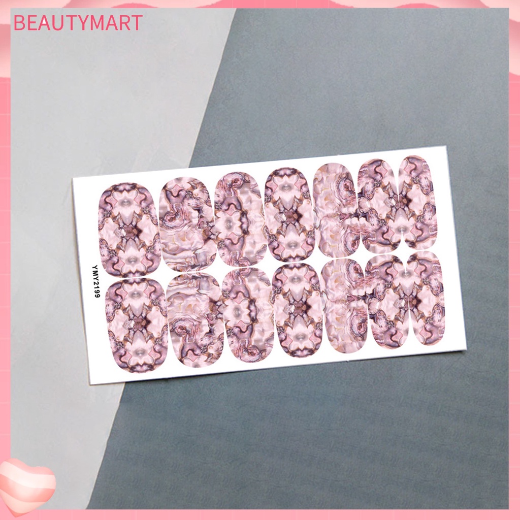 Miếng Dán Trang Trí Móng Tay Hình Đá Hoa Cương [beautymart] Không Keo