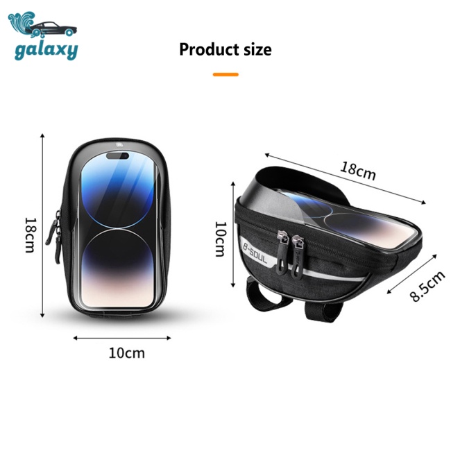 Galaxy Túi Đựng Điện Thoại Chống Thấm Nước Dung Tích Lớn 2l 600d Có Thể Chạm Màn Hình Cảm Ứng