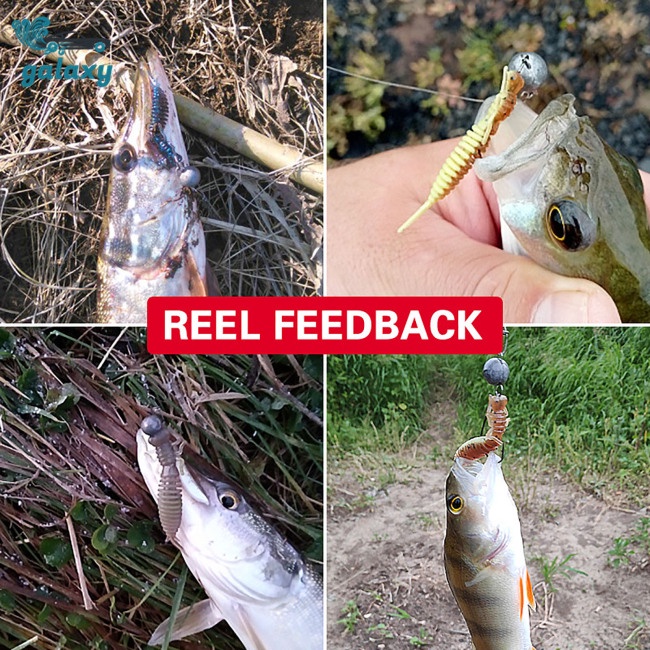 Galaxy Set 10 Mồi Giả Nhử Cá 5.5cm / 7.5cm / 10cm Bằng Nhựa Mềm