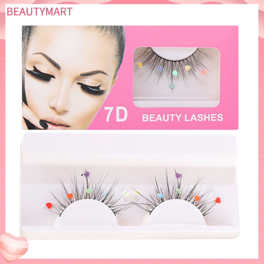 1 Cặp Lông Mi Giả 3D Bằng Sequin Tự Nhiên Có Thể Tái Sử Dụng