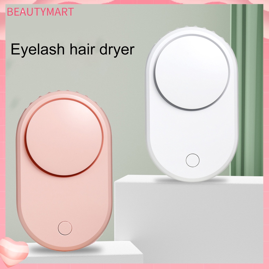 1 Bộ Quạt Làm Mát Lông Mi 3 Chế Độ Gió 2000mAh Mini Tiếng Ồn Thấp Có Cổng Sạc USB Cho Nữ