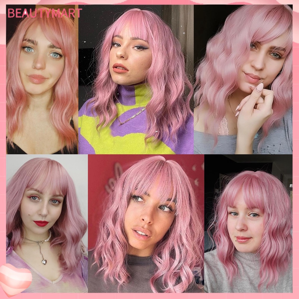 Bộ 3 Tóc Giả Mềm Mại Dạng Lưới Gợn Sóng Tự Nhiên Chất Lượng Cao Cho Nữ