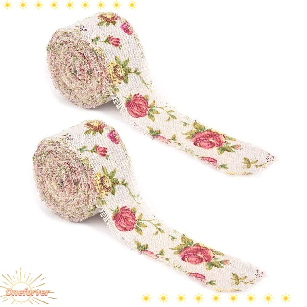 FOREVER Bộ 2 Cuộn Ruy Băng Vải Bố Cổ Điển