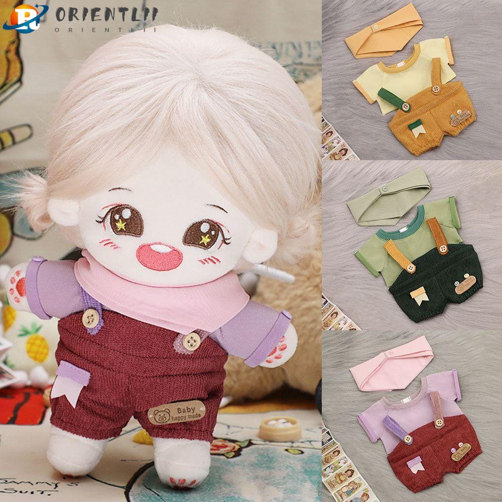 ORIENTLII 1 Bộ Quần Áo Cho Búp Bê 20cm 3 Màu