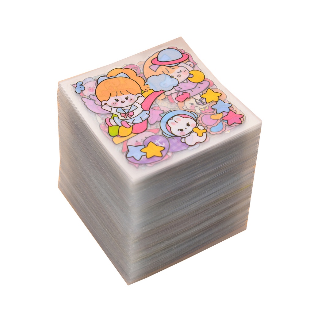 1 Tấm Sticker Dán Trang Trí Dễ Thương Chống Thấm Nước