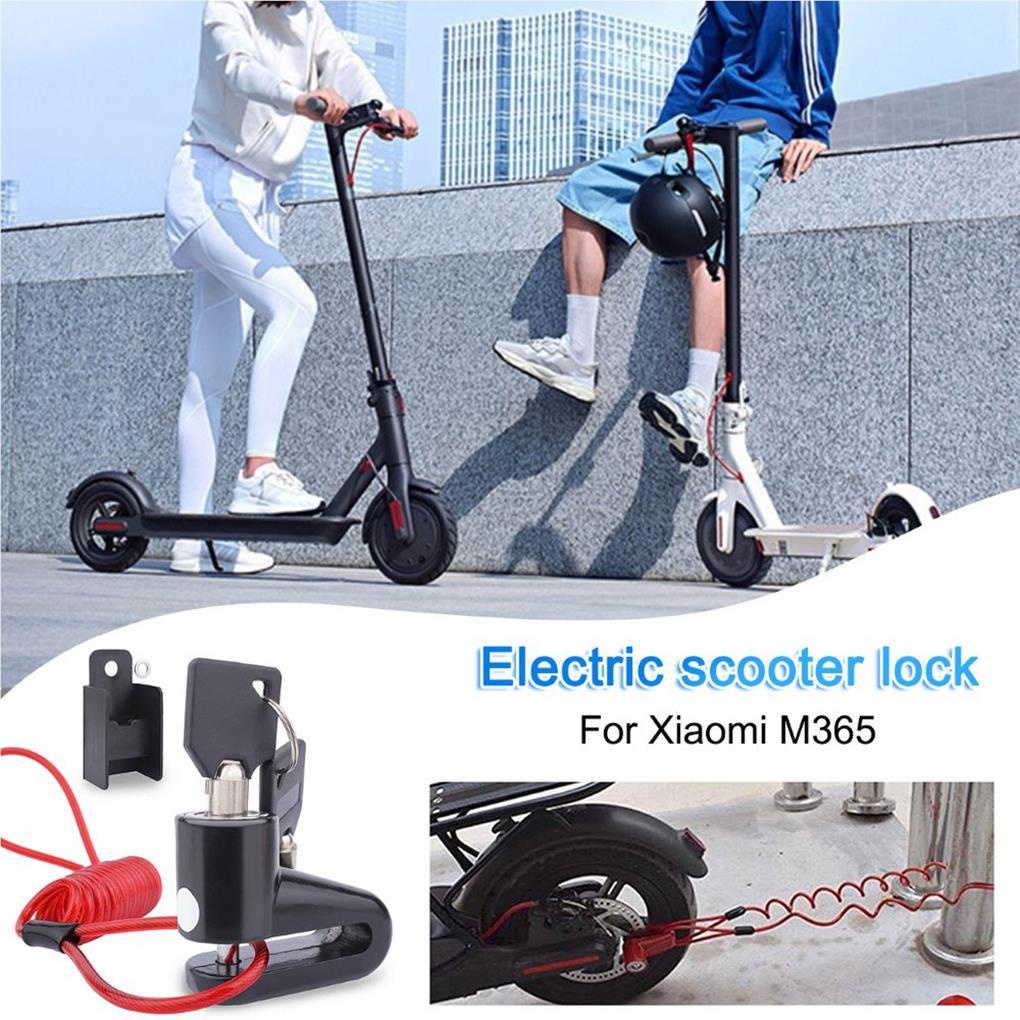 Bộ Ổ Khóa Đĩa Xe Đạp Điện Xiaomi Mijia M365 Chống Trộm Tiện Dụng