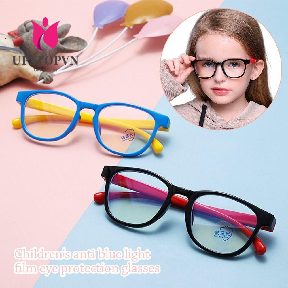Upstopvn Kính Mát Gọng Siêu Nhẹ Chống Ánh Sáng Xanh Lam Thoải Mái Thời Trang Bảo Vệ Mắt Trực Tuyến Cho Bé Trai Và Bé Gái