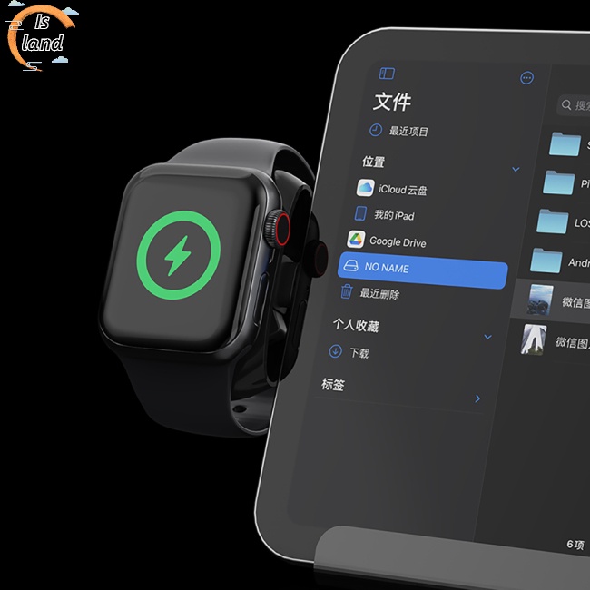 Đế Sạc Usb Không Dây 5 Trong 1 Hỗ Trợ Đọc Thẻ Tf Cho Iwatch 5 6 7