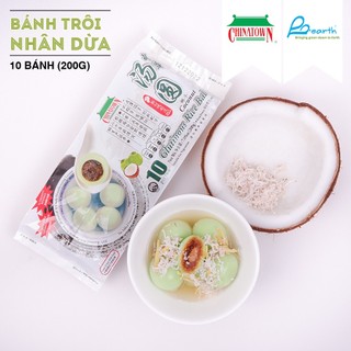 [Sing Shiok]  Bánh Chè Trôi Nước Dừa Thốt Nốt CHINATOWN 10 viên x 200g -Glutinous Rice Ball Coconut