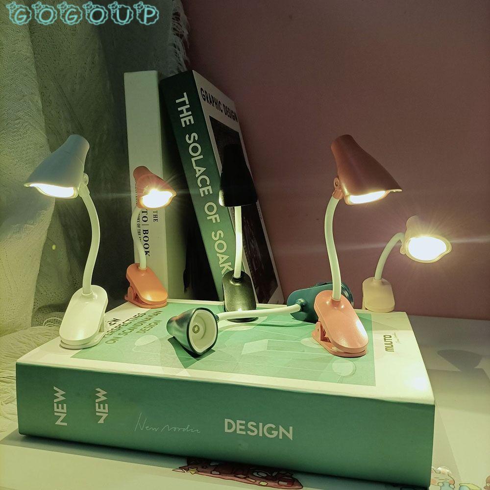 GOGOUP Đèn Đọc Sách Kẹp Bàn Có Thể Điều Chỉnh Bảo Vệ Mắt