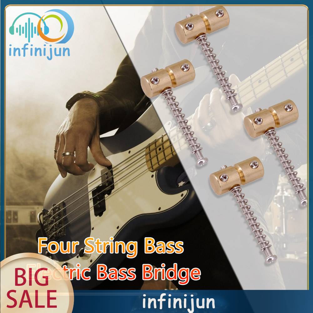 Bộ 4 Ngựa Đàn Guitar Bằng Đồng Thau