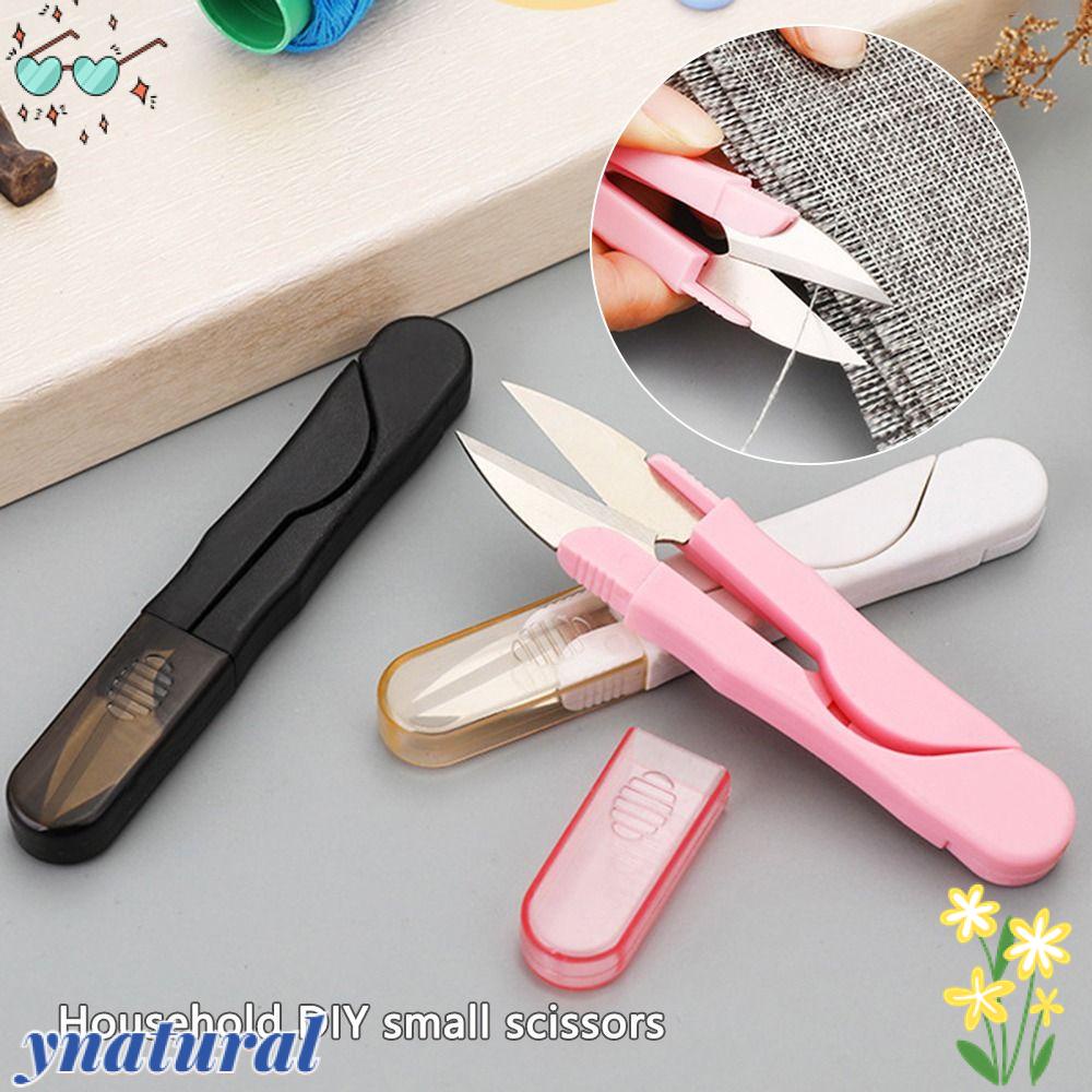 YNATURAL Bộ 2 Chiếc Kéo Cắt May Hình Chữ U Bằng Thép Không Gỉ Ốp