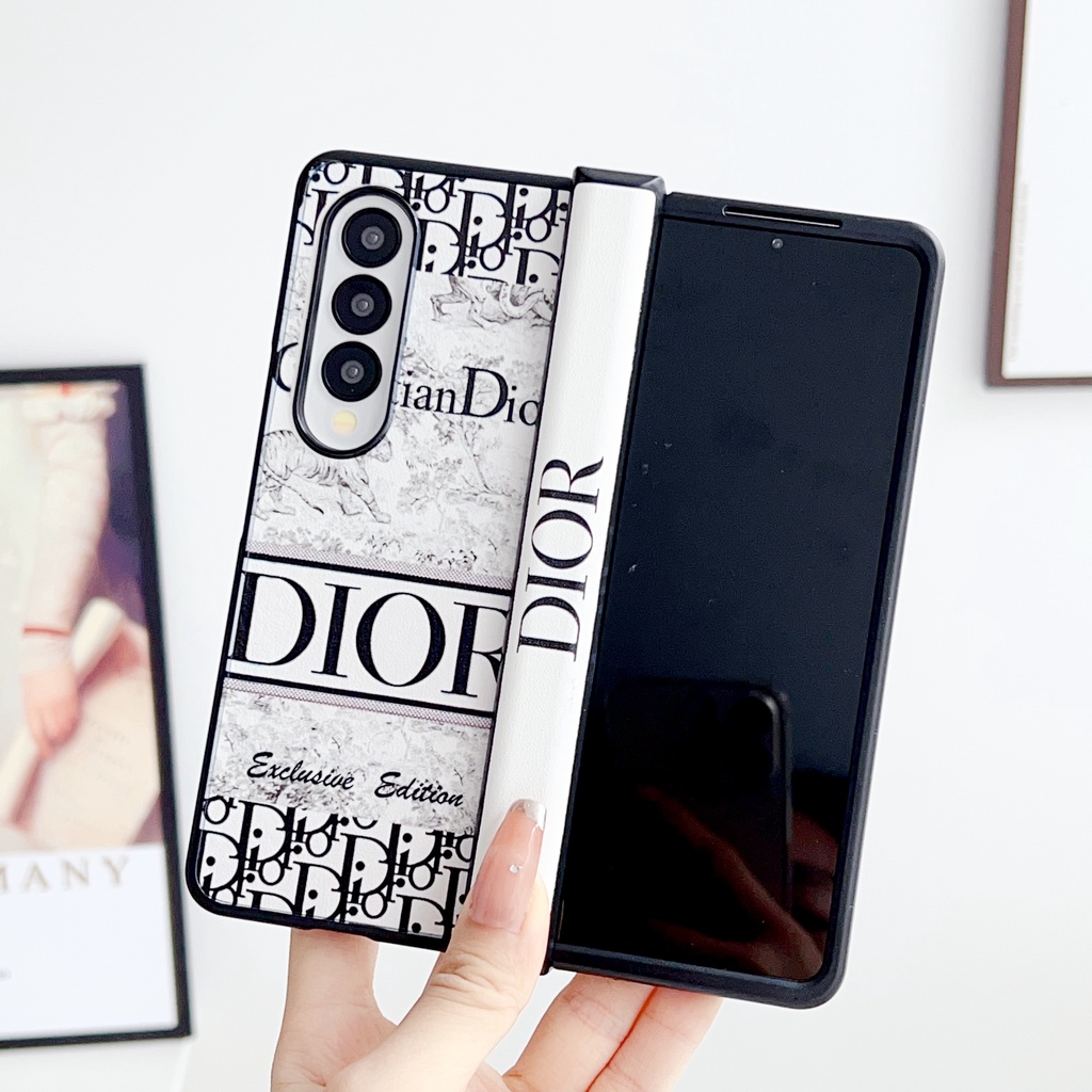 Ốp Điện Thoại Da Sang Trọng Chống Sốc Cho Samsung Galaxy Z Fold 4 Z Fold 3 Z Fold4 5G