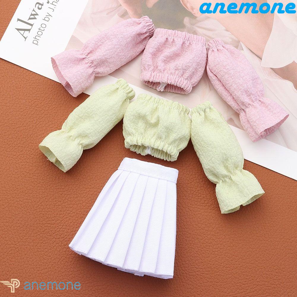 Bộ Áo Thun + Chân Váy Thời Trang Xinh Xắn Cho Búp Bê 29cm