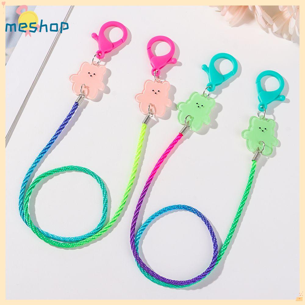 ME Dây Đeo Mắt Kính Bằng Nylon Màu Kẹo Họa Tiết Hoạt Hình Dễ Thương