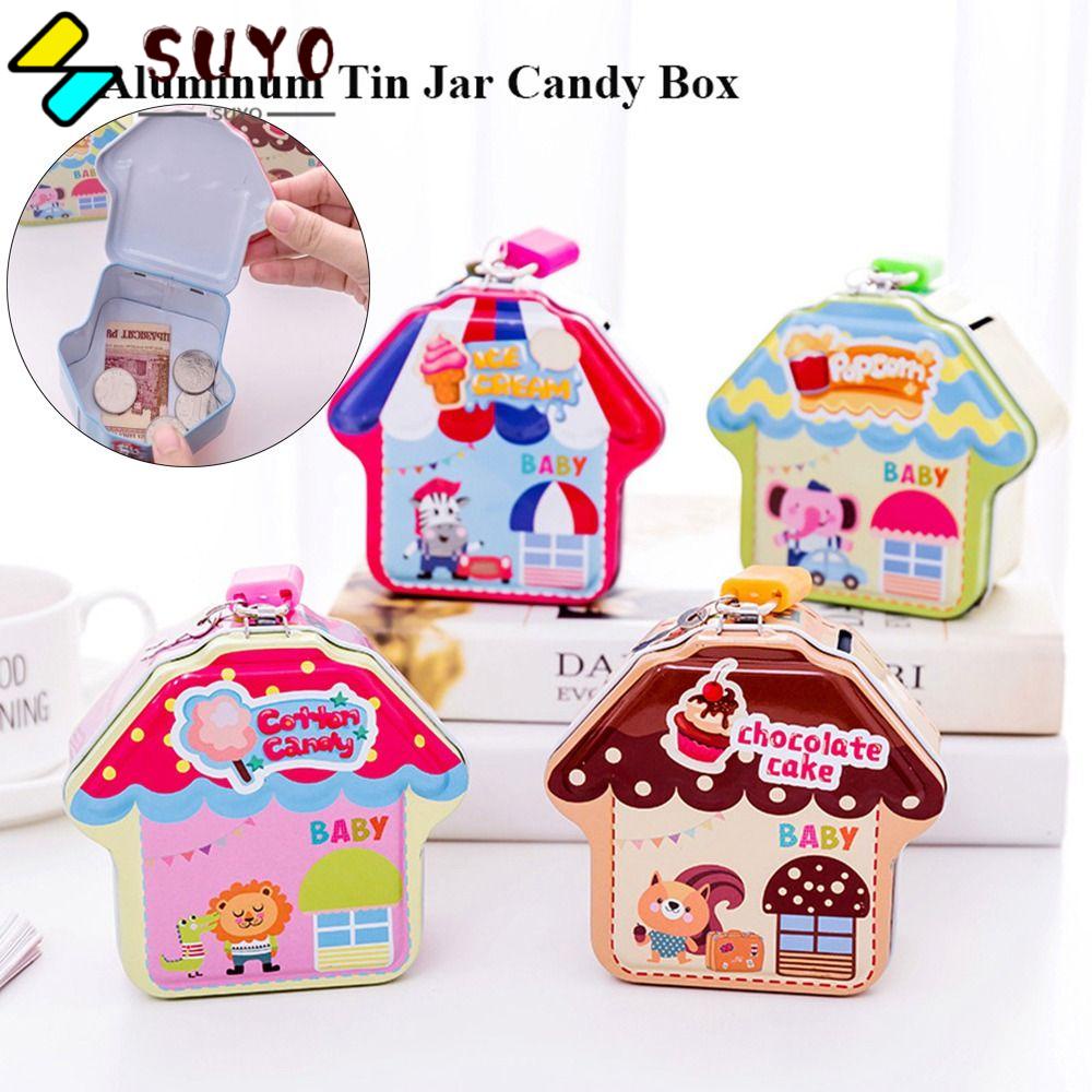 SUYO Lọ Thiếc Nhôm Đựng Nến Trang Trí Móng Tay