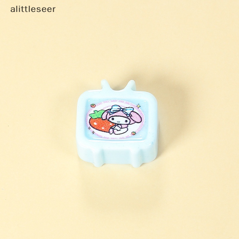 Set 5 Mô Hình TV Hoạt Hình Ba Chiều Handmade DIY Trang Trí Nhà Búp Bê