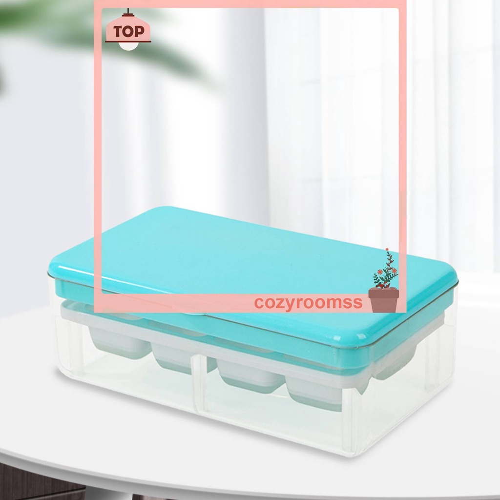 Bộ 2 Khuôn Làm Kem Chống Bụi Không Mùi DIY