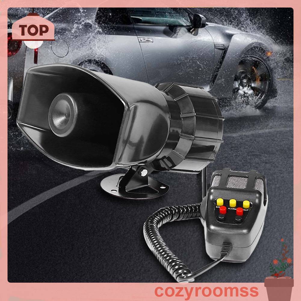 Còi Báo Động Xe Hơi Điều Khiển Từ Xa DC12V 60W 7 Tông Màu