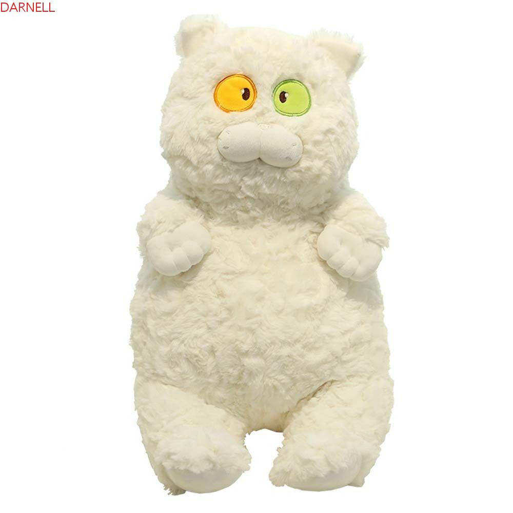 DARNELL Mèo Nhồi Bông Mềm Mại Màu Đen Đáng Yêu