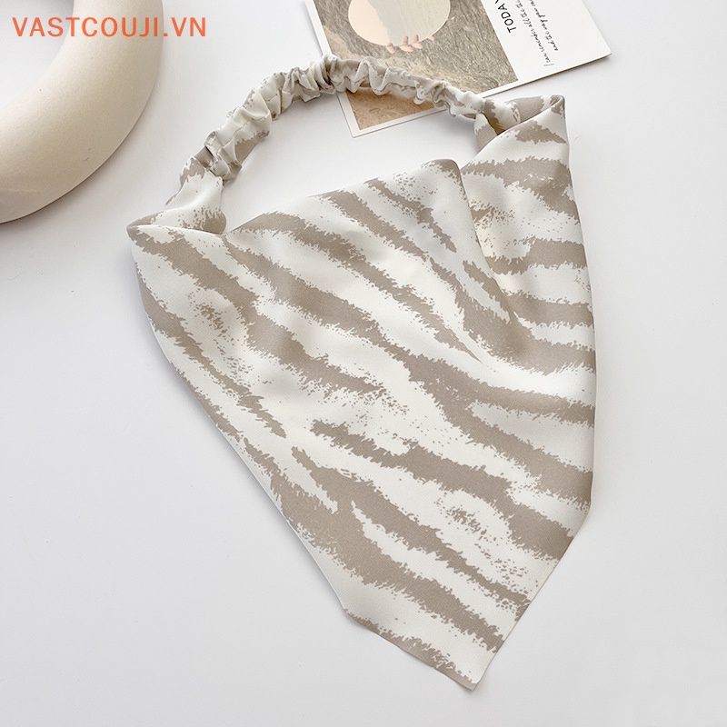 Băng Đô Co Giãn Họa Tiết Sọc Thời Trang Dành Cho Nữ