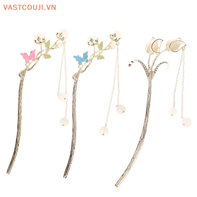 Kẹp Tóc Hình Bướm Đính Đá Thời Trang Cho Nữ