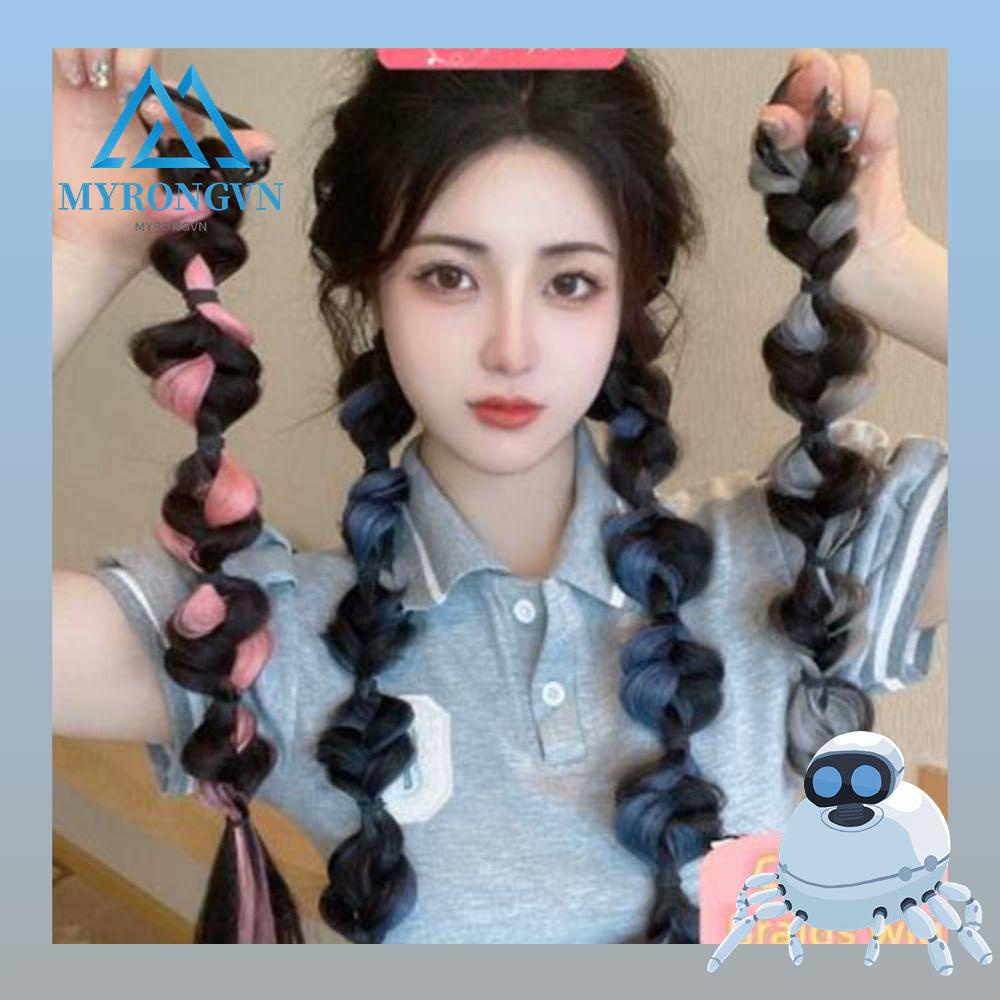 Myrongvn Tóc Giả Thắt Bím Đuôi Ngựa Màu Sắc Tự Nhiên Dễ Sử Dụng Chất Lượng Cao Cho Nữ