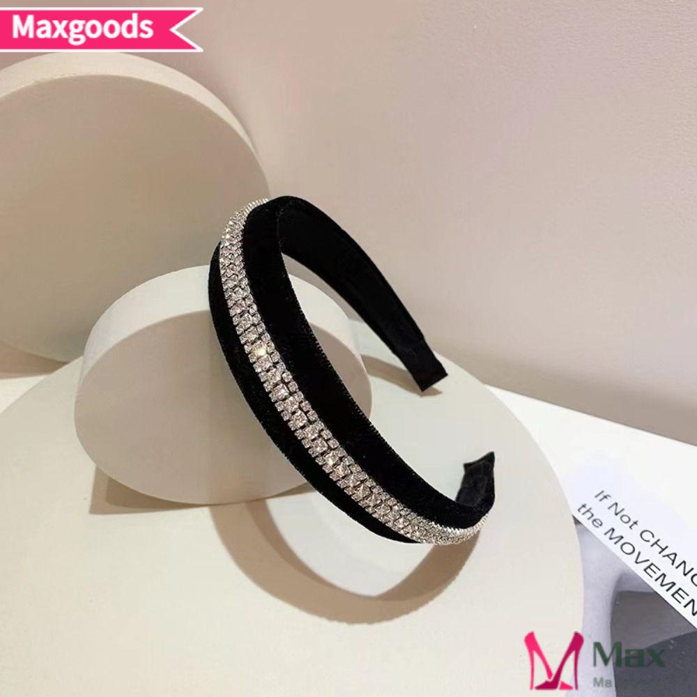 MAXG Kẹp Tóc Bản Rộng Siêu Sáng Bóng Mới Cho Nữ