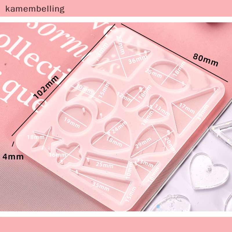 Khuôn Silicone Làm Mặt Vòng cổ Bông Tai Bằng Resin