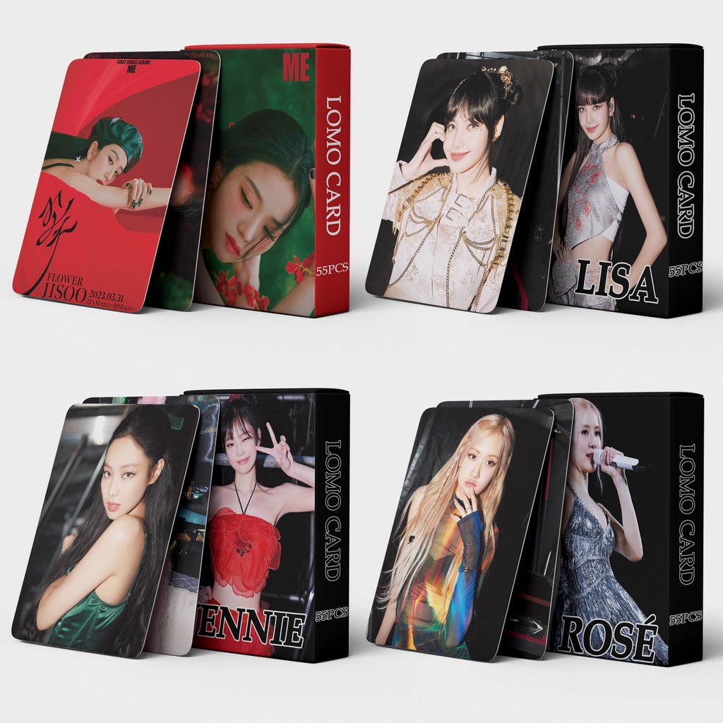 Hộp 55 Ảnh LOMO Card Nhóm Nhạc Kpop Blackpink