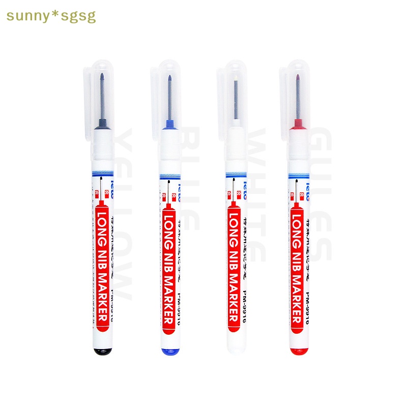 Sunny * SGSG Bút Đánh Dấu đầu dài Bút đánh dấu lỗ sâu đa năng mới