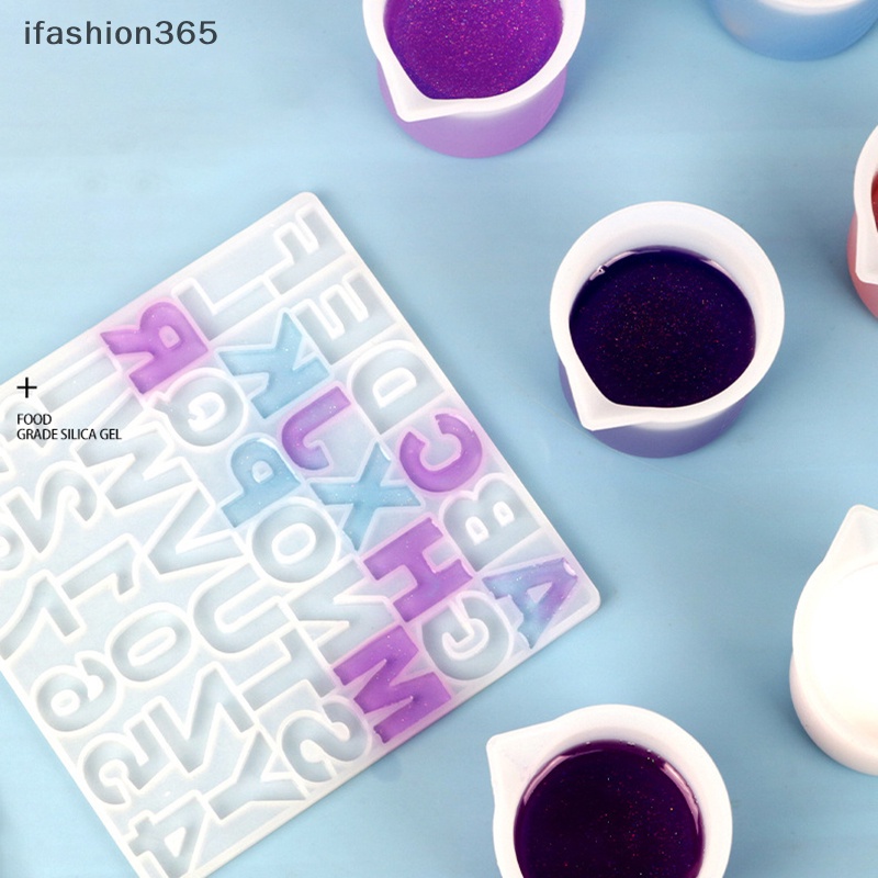 1 Cốc Đo Lường 50ML Làm Trang Sức Bằng Silicon Trong Suốt DIY