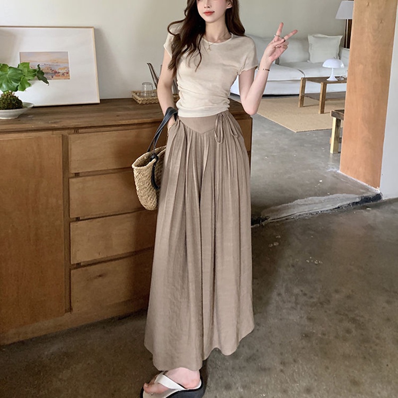 Quần Dài Lưng Cao Co Giãn Thời Trang Cho Nữ