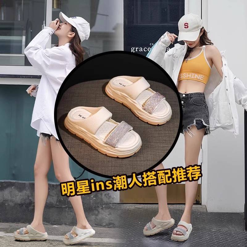 Dép Da Thật Siêu Mềm Siêu Nhẹ Tăng Chiều Cao Thời Trang Mùa Hè Cho Nữ