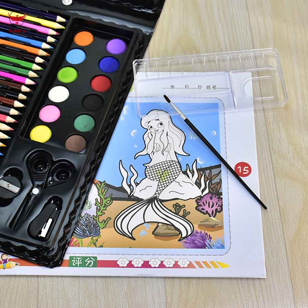 Bộ 150 Bút Màu Vẽ Tranh Nghệ Thuật Cho Bé