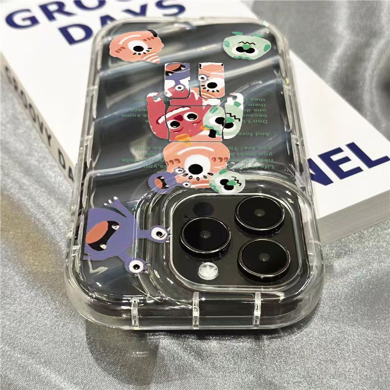 Ốp Điện Thoại Mềm Chống Sốc In Hình Gấu Hoạt Hình Cho Iphone 14pro118pl 7iPhone12 13max HR1T