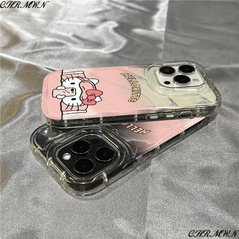 Ốp Điện Thoại Mềm Trong Suốt In Hình Mèo Đeo Mặt Nạ Mắt Cho iPhone14promax 1312 / 11 7 / 8plus xr / sins KLQA