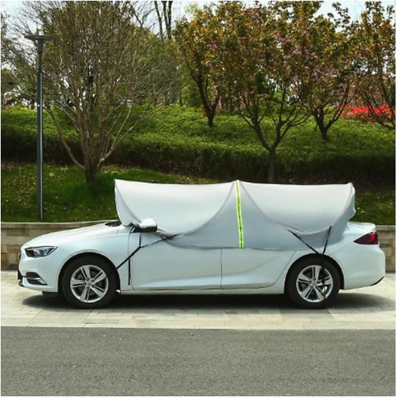 Bạt phủ che nắng ô tô Tự Bung Double O chống nắng chống mưa hiệu quả SUPPER DECOR