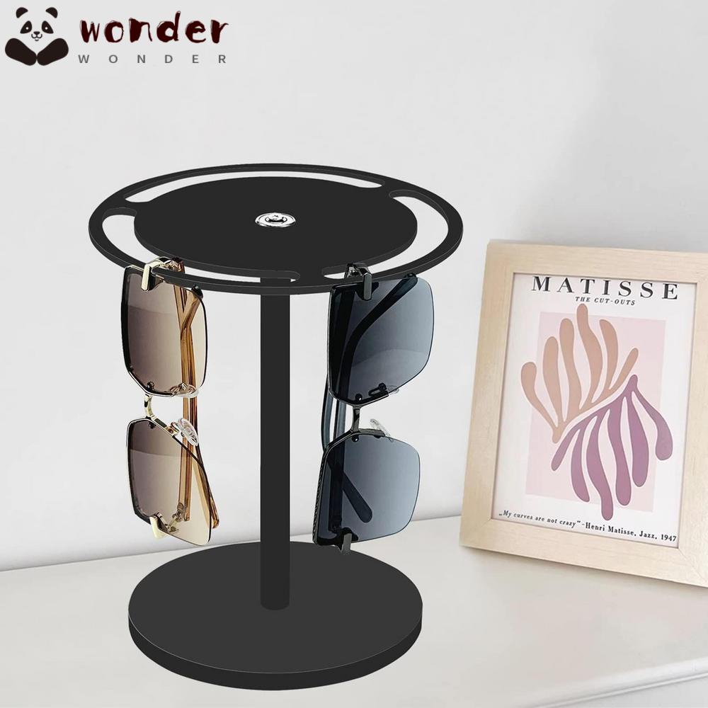 WONDER Giá Đỡ Trưng Bày Mắt Kính 3 Ngăn Bằng Acrylic Sắp Xếp Gọn Gàng Để Bàn