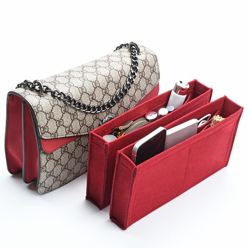 Lót túi giữ form Gucci Dionysus chia ngăn túi