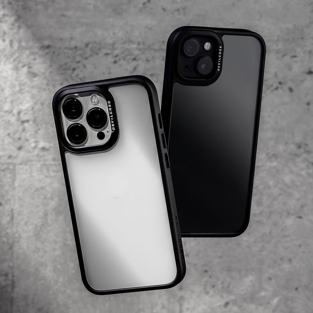 Ốp điện thoại DEVILCASE Phiên Bản Tiêu Chuẩn Viền Đen/Xám/Titan dành cho IPhone13/13Pro/13Pro Max/12