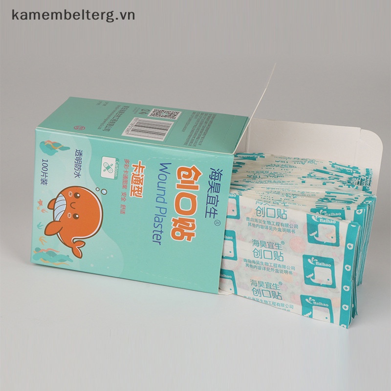 Set 100 Băng Keo Cá Nhân Trong Suốt Thoáng Khí Chống Thấm Nước