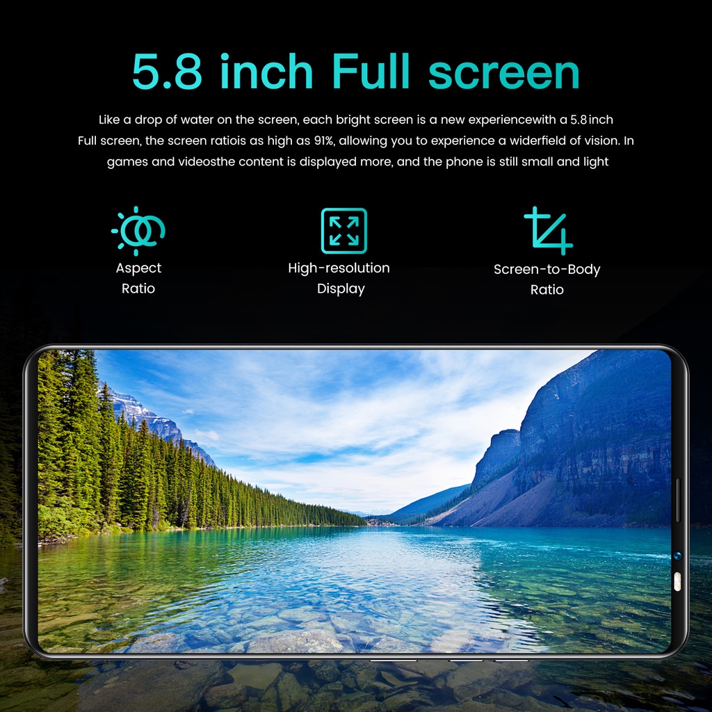 Điện Thoại Thông Minh Phiên Bản Nâng Cấp Trên Nước Ngoài mate50pro 5.8-inch 1.8g android 5g