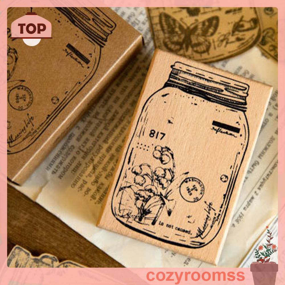 Con Dấu Bằng Cao Su Dùng Để Làm Thẻ Trang Trí Thủ Công