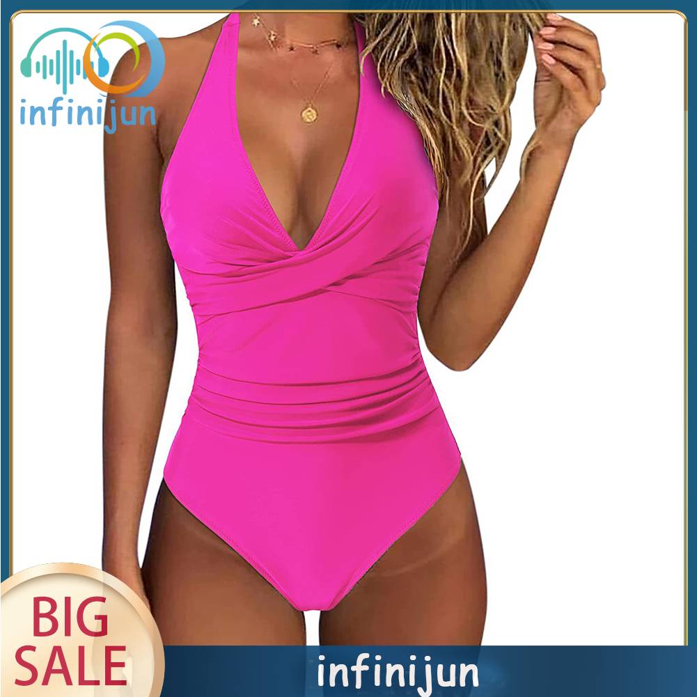 Đồ Bơi Một Mảnh Hở Lưng Ôm Dáng Co Giãn Gợi Cảm Cho Nữ