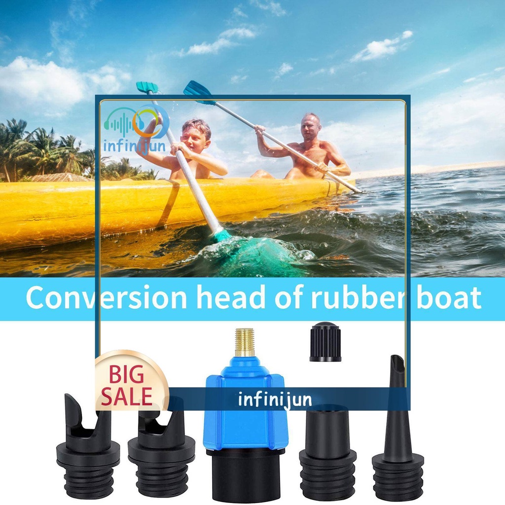 Van Bơm Hơi Thuyền Kayak Kèm 4 Vòi Phun