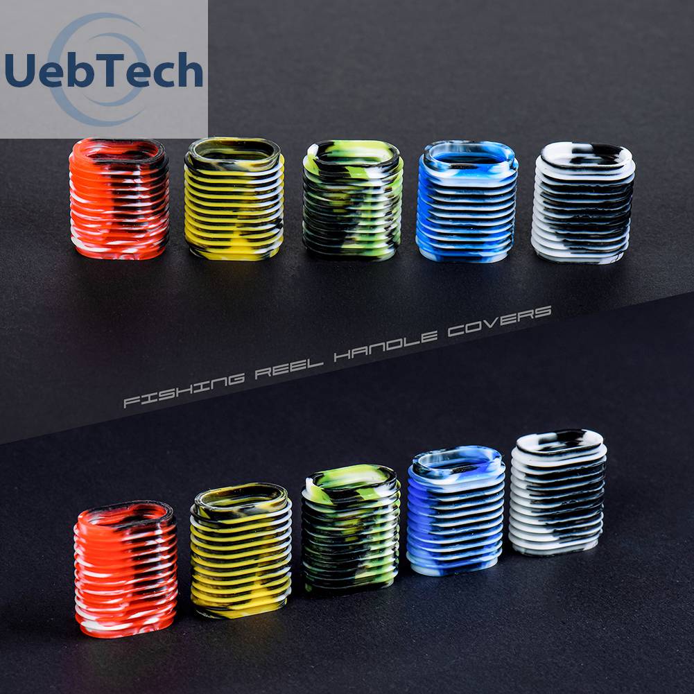 Set 2 Vỏ Bọc Cao Su Bảo Vệ Tay Cầm Máy Câu Cá Chống Trượt